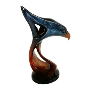 Stephen Herrero Imago Eagle figurine MCSI 2006 Supernal Sapphire 6.25” tall
